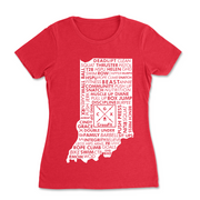 Womens 2X-Large RED T-Shirt