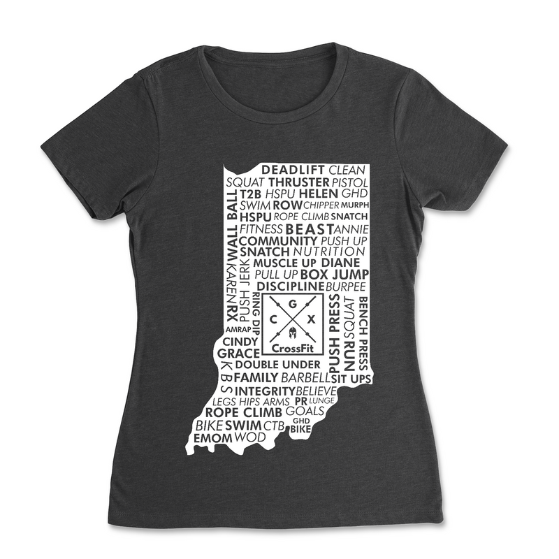 Womens 2X-Large CHARCOAL T-Shirt