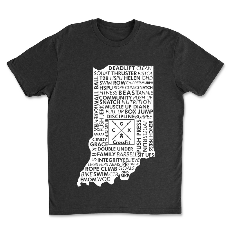 Mens 2X-Large BLACK T-Shirt