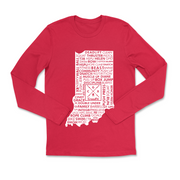 Mens 2X-Large RED Long Sleeve