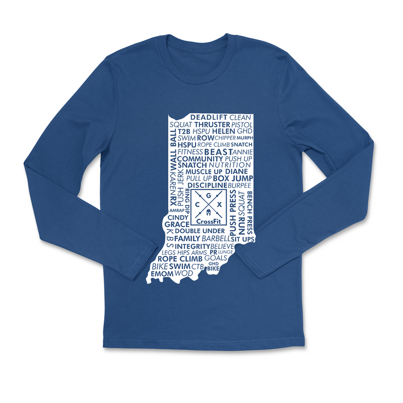 Mens 2X-Large ROYAL Long Sleeve