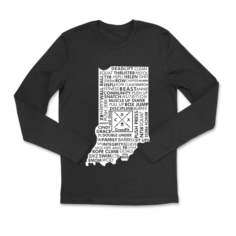 Mens 2X-Large BLACK Long Sleeve