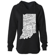 Womens 2X-Large BLACK Hoodie