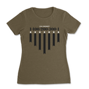 Womens 2X-Large MILITARY_GREEN T-Shirt