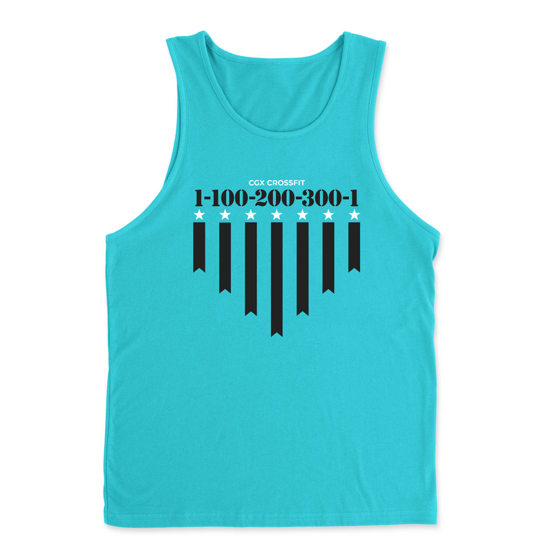 Mens 2X-Large TAHITI_BLUE Tank Top