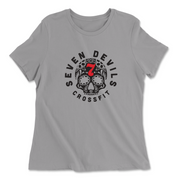 Womens 2X-Large SOLID_ATHETIC_GREY Relaxed Jersey T-Shirt