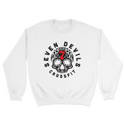 Mens 2X-Large WHITE Midweight Sweatshirt