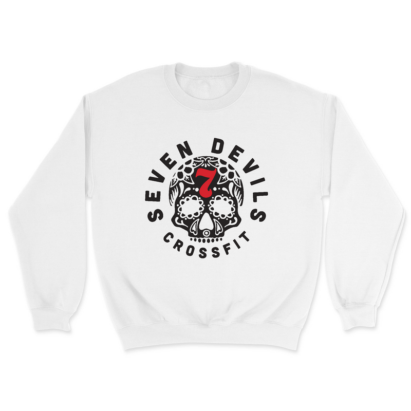 Mens 2X-Large WHITE Midweight Sweatshirt
