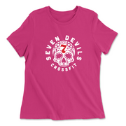 Womens 2X-Large BERRY Relaxed Jersey T-Shirt