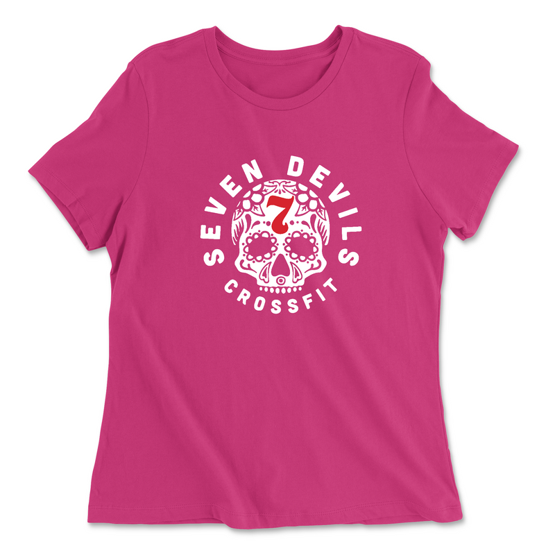 Womens 2X-Large BERRY Relaxed Jersey T-Shirt