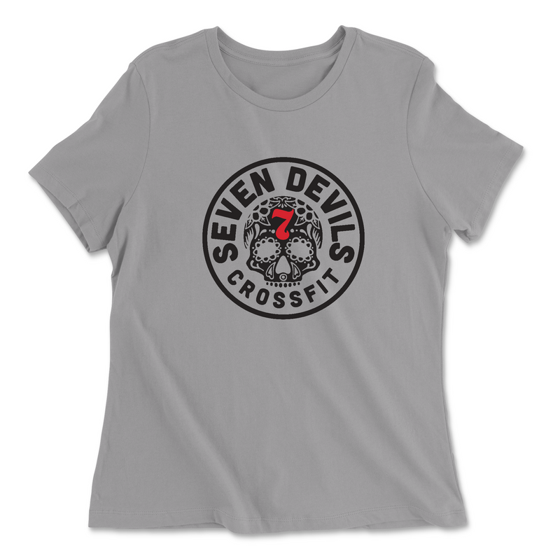 Womens 2X-Large SOLID_ATHETIC_GREY Relaxed Jersey T-Shirt