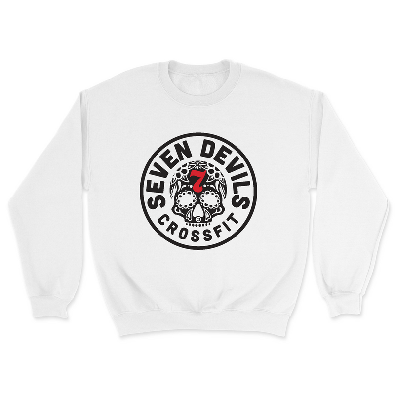 Mens 2X-Large WHITE Midweight Sweatshirt