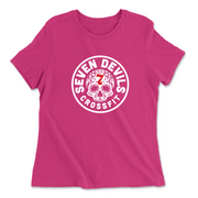 Womens 2X-Large BERRY Relaxed Jersey T-Shirt