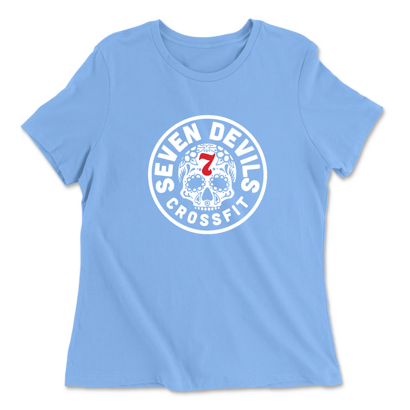 Womens 2X-Large CAROLINA_BLUE Relaxed Jersey T-Shirt
