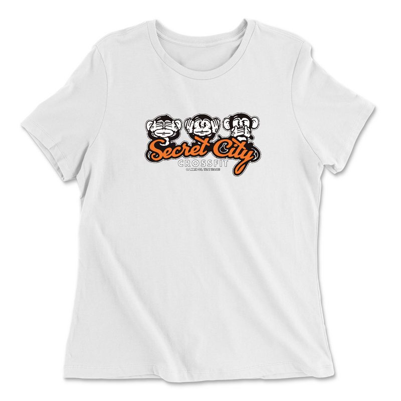 Womens 2X-Large WHITE Relaxed Jersey T-Shirt