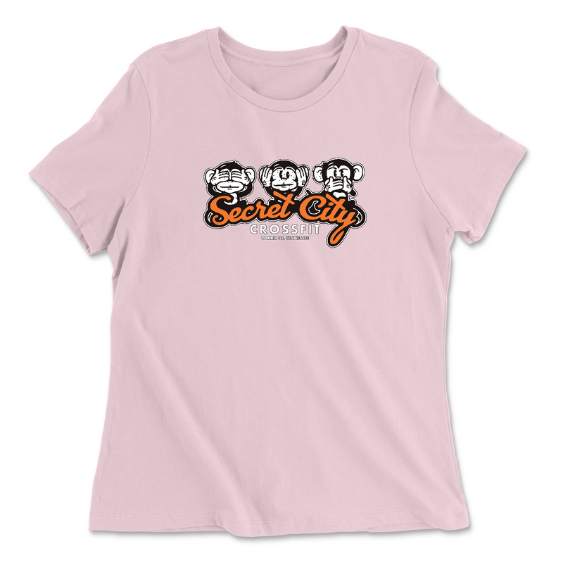 Womens 2X-Large PINK Relaxed Jersey T-Shirt