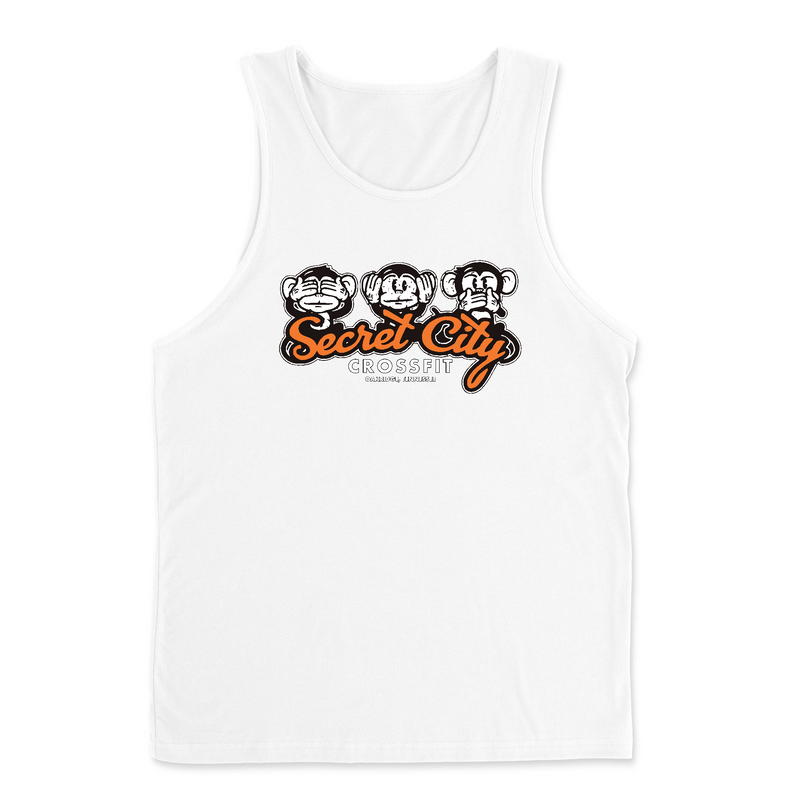 Mens 2X-Large WHITE Tank Top