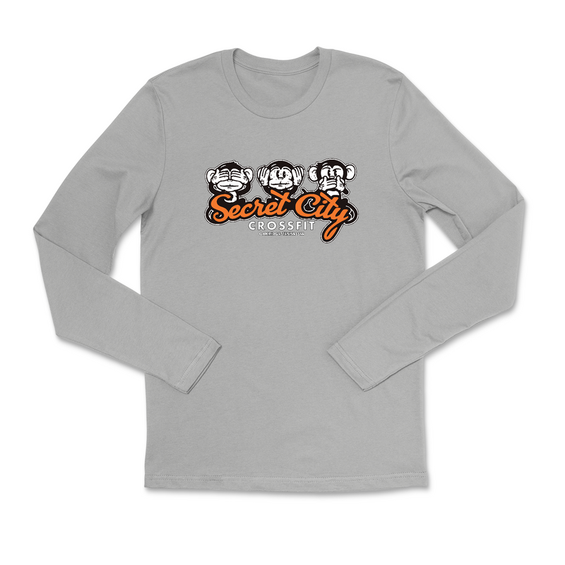 Mens 2X-Large HEATHER_GRAY Long Sleeve