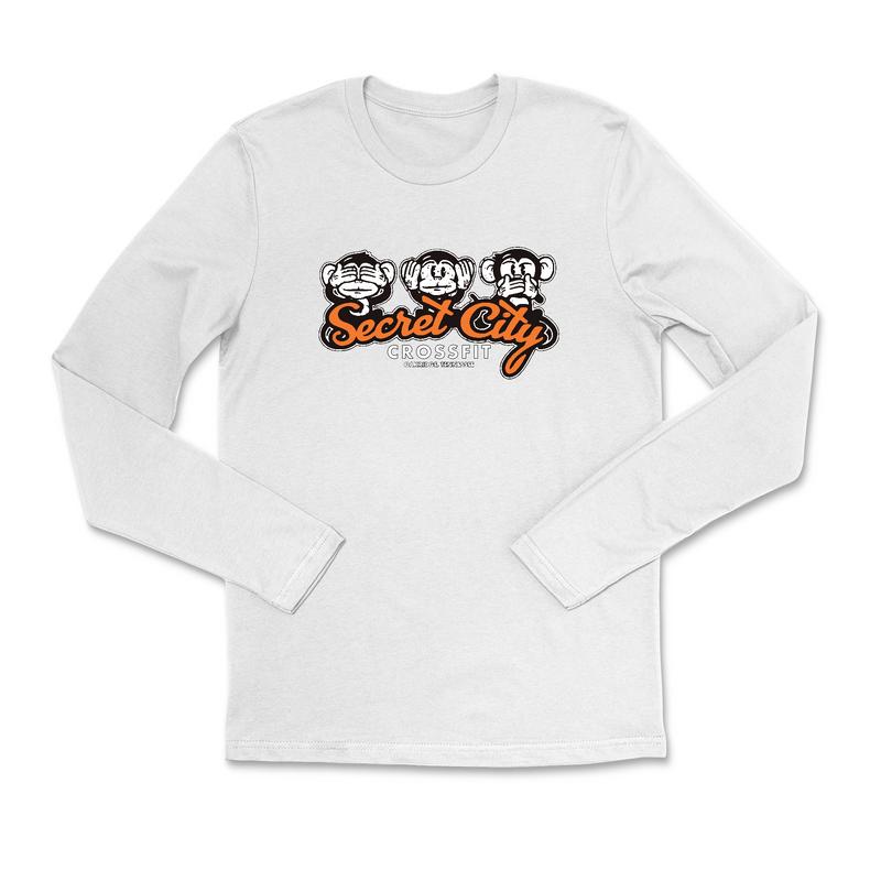 Mens 2X-Large WHITE Long Sleeve