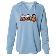Womens 2X-Large MISTY_BLUE Hoodie