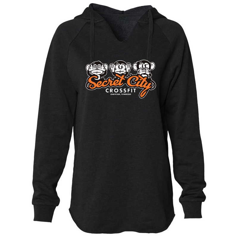 Womens 2X-Large BLACK Hoodie