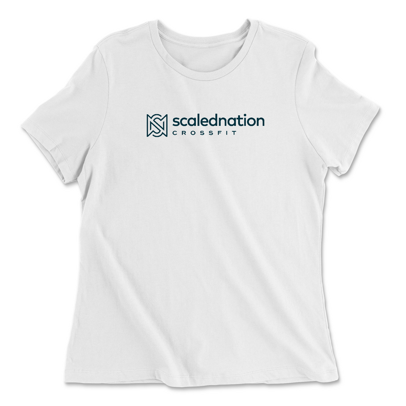 Womens 2X-Large WHITE Relaxed Jersey T-Shirt
