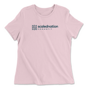 Womens 2X-Large PINK Relaxed Jersey T-Shirt