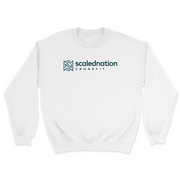 Mens 2X-Large WHITE Midweight Sweatshirt