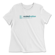 Womens 2X-Large WHITE Relaxed Jersey T-Shirt