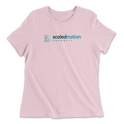 Womens 2X-Large PINK Relaxed Jersey T-Shirt