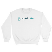 Mens 2X-Large WHITE Midweight Sweatshirt
