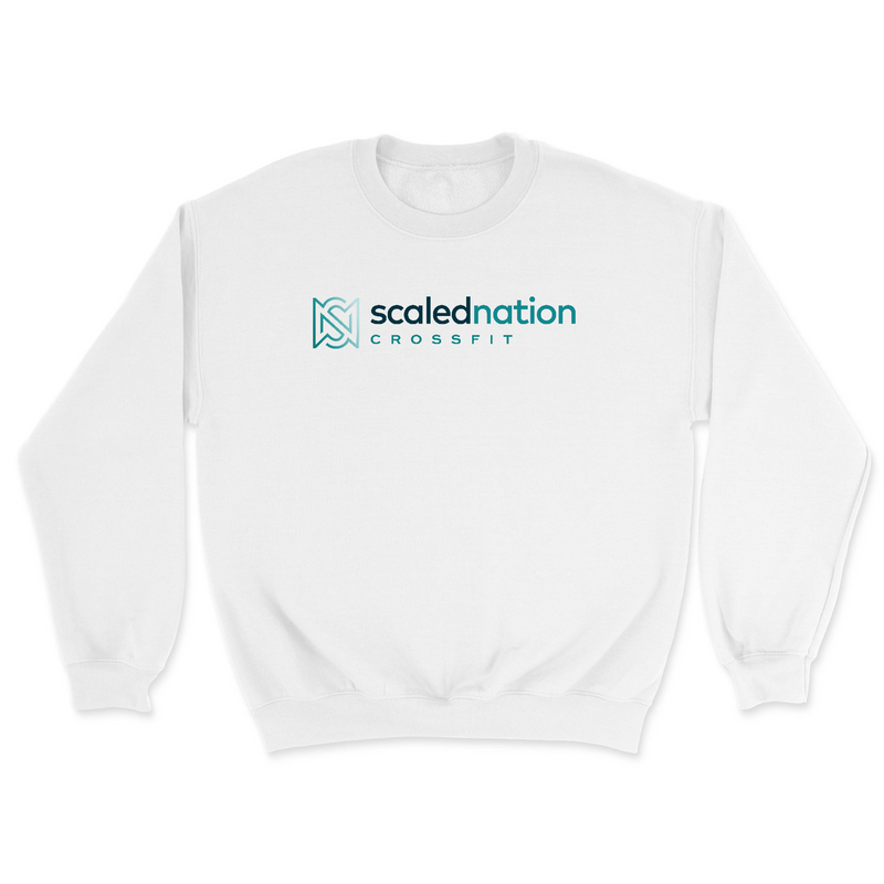 Mens 2X-Large WHITE Midweight Sweatshirt