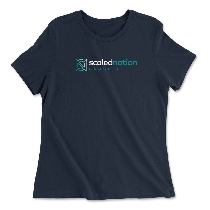 Womens 2X-Large NAVY Relaxed Jersey T-Shirt