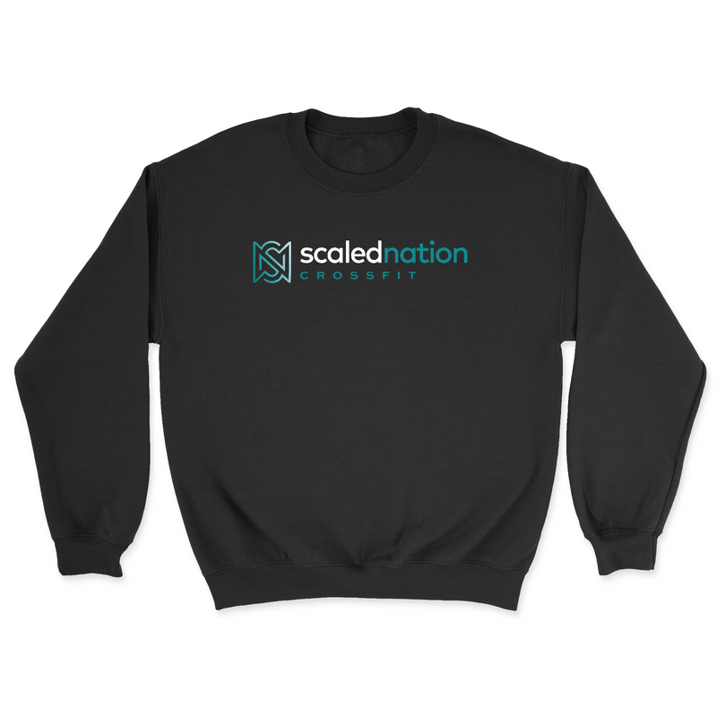 Mens 2X-Large BLACK Midweight Sweatshirt