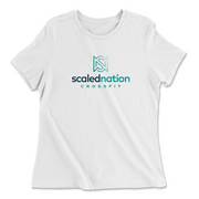 Womens 2X-Large WHITE Relaxed Jersey T-Shirt