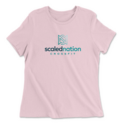 Womens 2X-Large PINK Relaxed Jersey T-Shirt