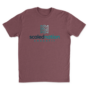 Mens 2X-Large HEATHER_MAROON T-Shirt