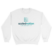 Mens 2X-Large WHITE Midweight Sweatshirt