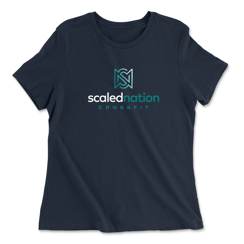 Womens 2X-Large NAVY Relaxed Jersey T-Shirt