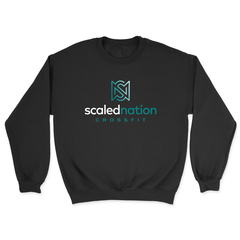 Mens 2X-Large BLACK Midweight Sweatshirt
