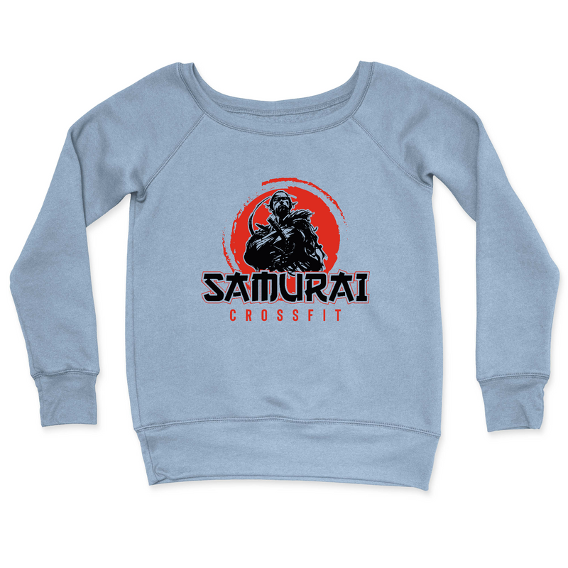 Womens 2X-Large MISTY_BLUE CrewNeck