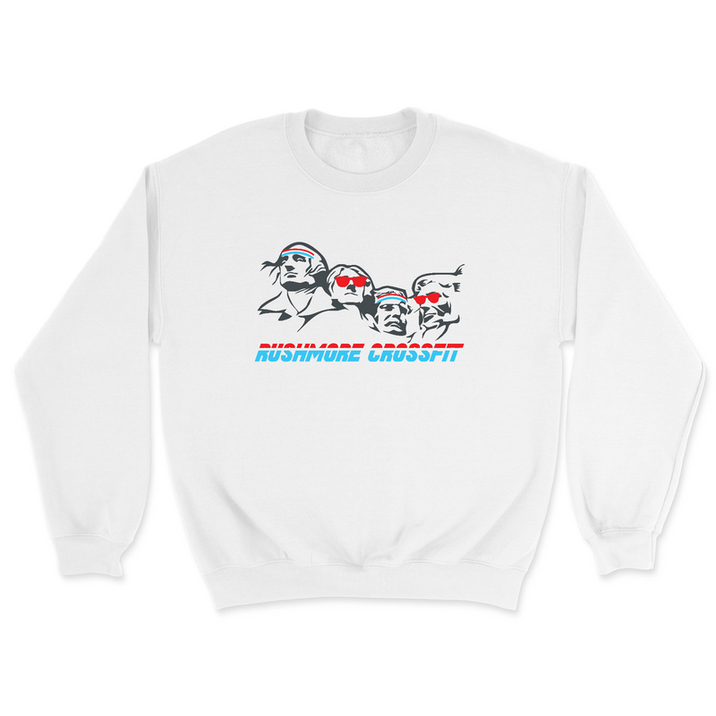 Mens 2X-Large WHITE Midweight Sweatshirt