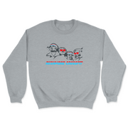 Mens 2X-Large GRAY_HEATHER Midweight Sweatshirt