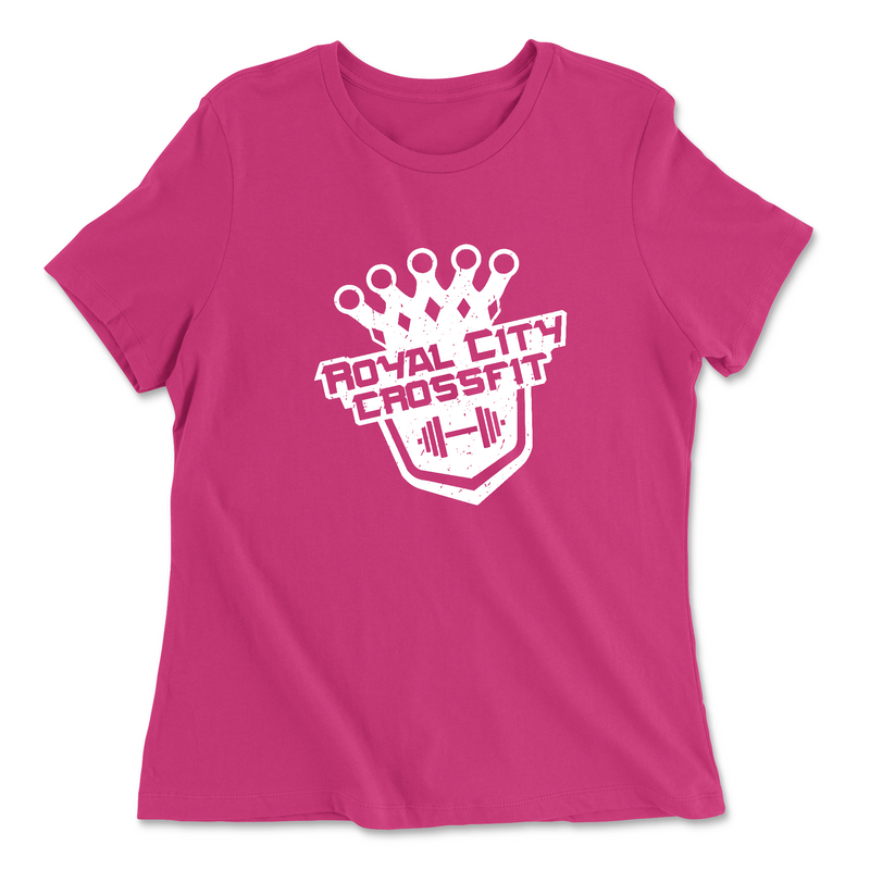 Royal City CrossFit Tilted Womens - Relaxed Jersey T-Shirt
