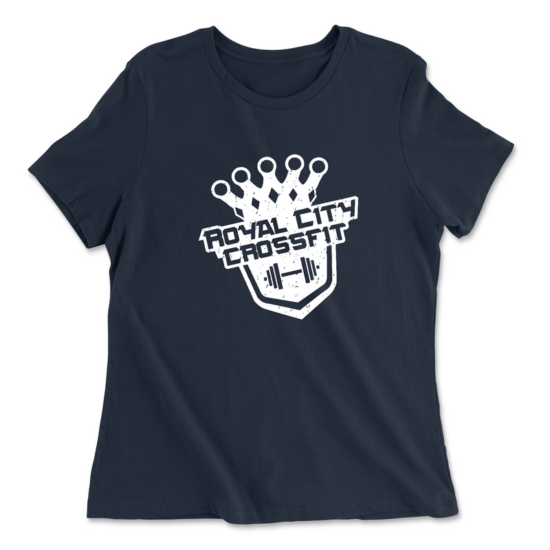 Royal City CrossFit Tilted Womens - Relaxed Jersey T-Shirt