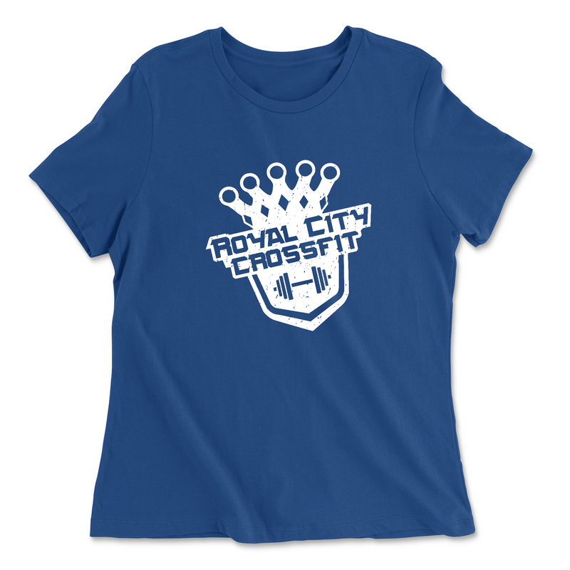 Royal City CrossFit Tilted Womens - Relaxed Jersey T-Shirt