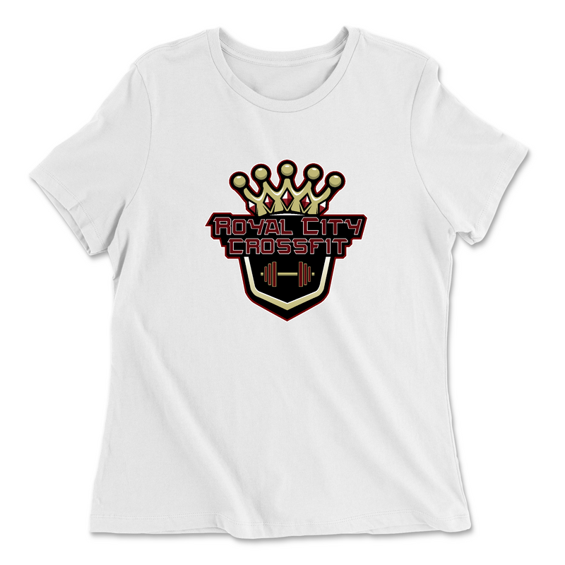 Womens 2X-Large WHITE Relaxed Jersey T-Shirt