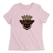 Womens 2X-Large PINK Relaxed Jersey T-Shirt