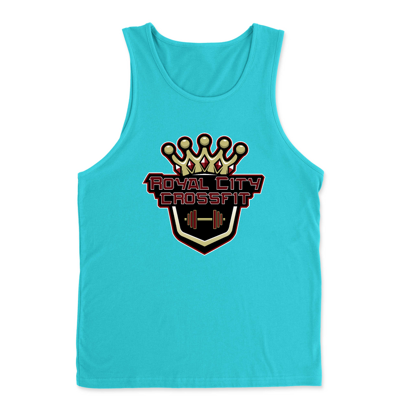 Mens 2X-Large TAHITI_BLUE Tank Top