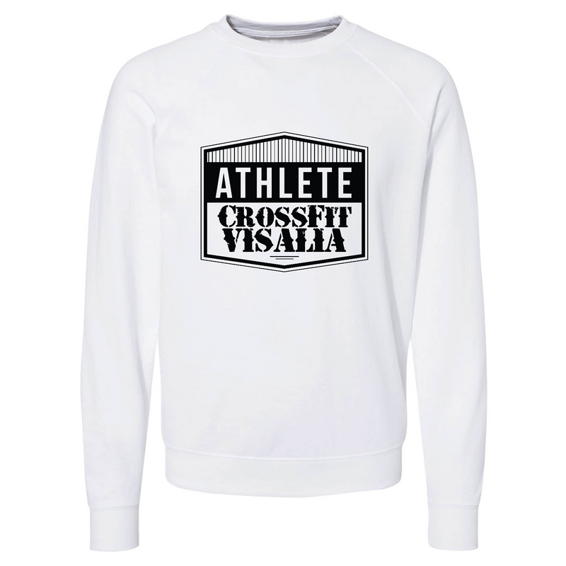 Mens 2X-Large WHITE CrewNeck
